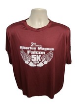 2019 Albertus Magnus Falcons 2nd Annual 5k Run Adult Burgundy XL Jersey - $369.45 MXN