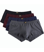 4pcs Men’s Cotton Boxer Briefs Underwear - £23.77 GBP