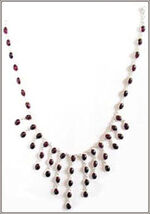 Necklace made with Silver and Amber - $1,012.61 MXN