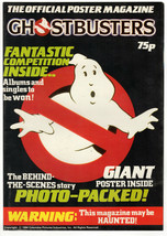 The Official Poster Magazine: Ghostbusters Rare 1984 U.K. Film Tie-In Near Mint - $31.49