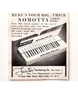 1957 Nomotta Fair-Tex Sample Book Catalog Advertisement Crafts Sewing Su... - $363.58 MXN