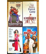 4 VHS movies, Miss Congeniality, Forrest Gump, King Ralph, Dr Dolittle 2 - $113.09 MXN