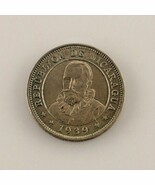 1939 NICARAGU 10 CENTAVOS COIN - $50.74 CAD