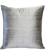 Sankara 100% Natural Dupioni Fine Silk Decorative Throw Pillow with Inse... - $44.95