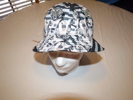 Neff space Tiger astronaut OS fishing grey RARE Mens adult sun bucket ha... - $46.52