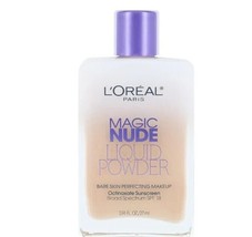 TWO (2) ~ L'oreal Paris ~ Magic Nude ~ Liquid Powder Makeup ~ 322-Sand Beige - $14.96