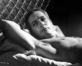 Paul Newman in Cool Hand Luke 16x20 Canvas Giclee bare chested lying back in bed - £54.84 GBP