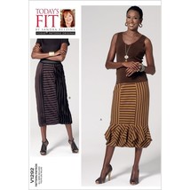 Vogue Sewing Pattern 1292 Skirt Misses Size Waist 26&quot;-50&quot; - $11.69