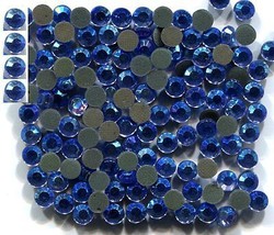 Rhinestones 3mm 10ss Crystal  AB BLUE  Hot fix    2 Gross  288 Pieces - $5.79