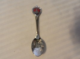 Cleveland Ohio with State Map Collectible Silverplated Demitasse Spoon - £11.99 GBP