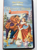BEAUTY AND THE BEAST - THE ENCHANTED CHRISTMAS (PAL VHS) - £2.31 GBP