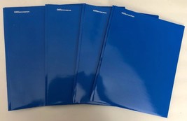 Office Depot 2-Pocket Folders with fasteners-4 counts Glossy Bright Blue... - $29.58