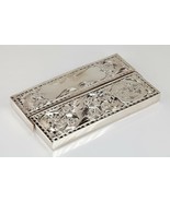 Superbe Gravé Argent Sterling Grand Seal Of California Support Carte Avec / - $944.45