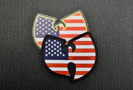 Stars &amp; Stripes 3D PVC Morale Patch Sticker Set America Flag USA The tao Of Wu - £7.41 GBP