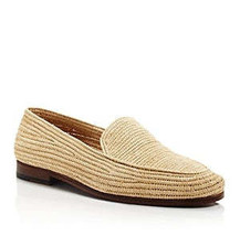 CASABLANCA1942 Mens Beppe Raffia Apron-Toe Loafers - £123.43 GBP