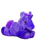 8 Inch Mini Flopsie Purple Unicorn Plush Stuffed Animal - £13.52 GBP