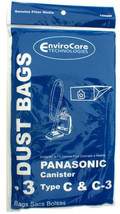 Designed To Fit Panasonic Canister Vacuum Cleaner C &amp; C3 Bags PR-14255 - $3.95