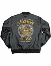 Freemason Leather Jacket Freemason Masonic Leather Limited Edition Coat - £328.04 GBP