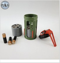 AWESOME SCI-FI TOY GRENADE MIX 16 AA-AAA BATTERY HOLDER STORAGE DEVICE - £36.55 GBP