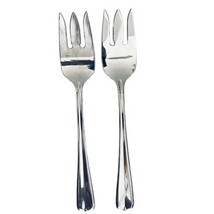 Vintage Oneida 3 Prong Cold Meat Salad Serving Utensil Fork Stainless 8.5 in - £7.89 GBP