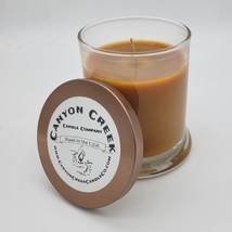 NEW Canyon Creek Candle Company 8oz Status jar PUMPKIN SPICE scented Han... - £14.85 GBP