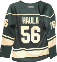 $45 ERIK HAULA #56 Minnesota Wild Green Womens NHL Hockey Reebok Jersey S - £34.95 GBP