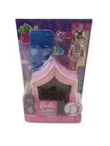 2018 Barbie Skipper Babysitter Inc. Pink Tent Playset &amp; Doll New Damaged Box  - £10.14 GBP