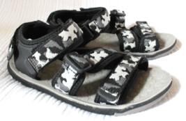 Kohl&#39;s Sonoma Gravity Boys Outdoor Adjustable Sandals Gray Camo ~2~ 219087 - £9.74 GBP