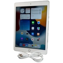 Apple iPad Air 2nd Gen WiFi + Cellular Unlocked Silver 64GB - Good Condition - £94.75 GBP