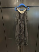 KAREN MILLEN US4 silk Art Deco Flapper Party Dress EU 36 - $830.38 MXN