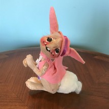Vintage Annalee Mobilitee Rabbit Doll Top Hat Tails 1965 - $17.82
