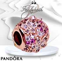 Pandora Pink Pavé Daisy Flower Charm 788797C01 US SELLER - $769.42 MXN