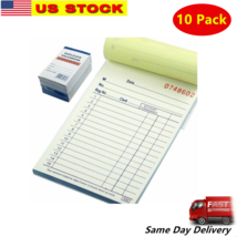 10 Pack 50 Sets 3.5&quot; X 5.5&quot;Sales Book Order Receipt Invoice Carbonless Copy - $15.79