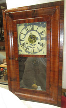 Seth Thomas Ogee 2-weight Wall Clock Late 1800&#39;s 30 HR - $411.60