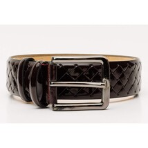 The Rico Burgundy Color Calfskin Belt image 5