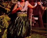 Hawaiian Woman Dancing Hula Hi Hawaii UNP Unused Chrome Postcard B2 - $3.91