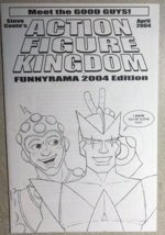 ACTION FIGURE KINGDOM Funnyrama 2004 Edition Steve Conte comic book VF - $273.28 MXN