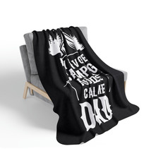 Custom Mens Camping Dad Tent Graphic My Camping Buddies Fleece Blanket - £41.93 GBP+