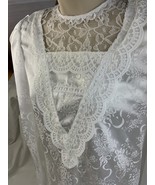 Vtg Gunne Sax Blouse White Lace shirt top Sz 3 Polyester CottageCore - $87.58 CAD