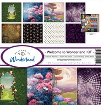 Reminisce Collection Kit 12&quot;X12&quot;-Welcome To Wonderland - £17.17 GBP