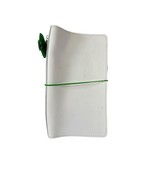 Foxy Fix White Original Size Travelers Notebook Wide Green Accents Starb... - £24.89 GBP