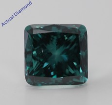 Radiant Loose Diamond (2.61 Ct Greenish Blue(Irradiated) SI1(Enhanced)) - £3,886.82 GBP