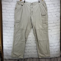 5.11 Tactical Jeans Mens sz 44X34 Beige Khaki Cargo Flaw - £15.58 GBP