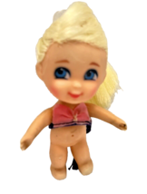 Doll Mattel Little Kiddle Original Surfy Skiddle Blonde Hair Blue Eyes Vintage - £14.09 GBP