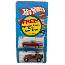 VINTAGE 1982 HOT WHEELS SPECIAL PACK RED T-BIRD # 2013 + JEEP CJ-7 # 3259 - $71.25