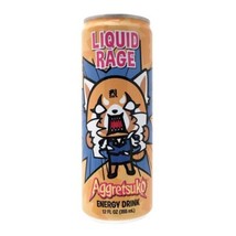 Aggretsuko Liquid Rage Energy Beverage 12 oz Illustrated Cans Case of 12... - £36.99 GBP