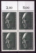 ZAYIX Germany 1205 MNH Block Konrad Adenauer Chancellor Politician 042623S123 - £4.99 GBP