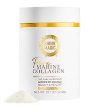 Marine Collagen Powder Peptides Fish Supplements Hydrolysed Pure Shore Magic New - £38.48 GBP