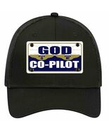 God Is My Co-Pilot Novelty Black Mesh License Plate Hat - €24,74 EUR