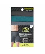 Athletic Works Men&#39;s Boxer Briefs 6&quot; Size SMALL Moisture Wick Flex Fabri... - $23.86 CAD